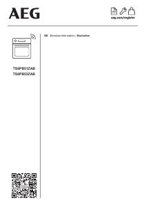 Bedienungsanleitung AEG TS6PB53ZAB Backofen