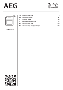 Handleiding AEG BBP6052B Oven