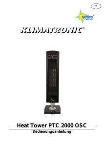 Manuale Suntec Heat Tower PTC 2000 OSC Termoventilatore