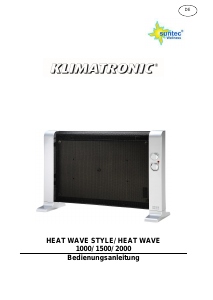 Manuale Suntec Heat Wave 1500 Termoventilatore