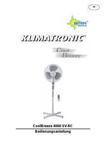 Manual de uso Suntec CoolBreeze 4000 SV-RC Ventilador