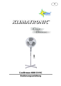 Instrukcja Suntec CoolBreeze 4000 SV-RC Wentylator