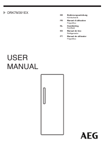 Mode d’emploi AEG ORK7M391EX Réfrigérateur