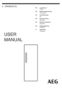 Handleiding AEG ORK8M391DL Koelkast