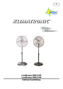 Priročnik Suntec CoolBreeze 5000 SVM Ventilator