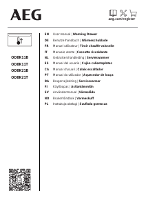 Handleiding AEG OD8K11T Warmhoudlade