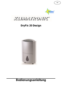 Bedienungsanleitung Suntec DryFix 20 Design Luftentfeuchter