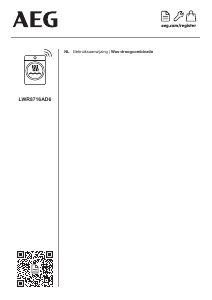 Handleiding AEG LWR8716AD6 Was-droog combinatie