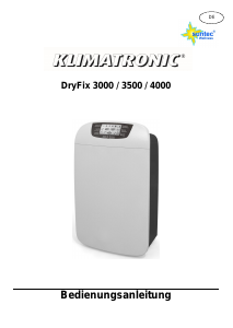 Bruksanvisning Suntec DryFix 4000 Avfuktare