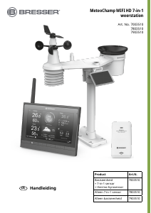 Handleiding Bresser 7903510 MeteoChamp WIFI HD Weerstation