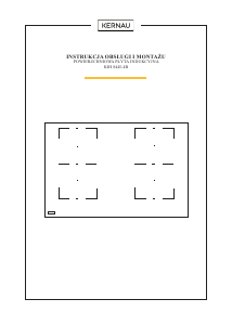 Handleiding Kernau KIH 8445-4B Pure Black Kookplaat