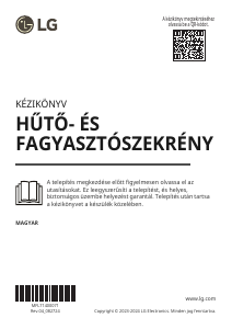Használati útmutató LG GBV21L0EPY Hűtő és fagyasztó