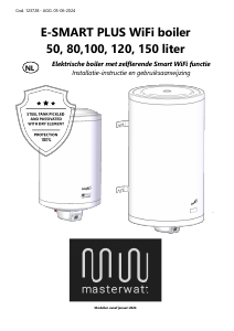 Handleiding Masterwatt E-Smart Plus WiFi 50 Boiler