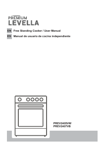 Handleiding Premium PREV2407VB Fornuis