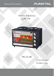 Manual de uso Punktal PK-51 HE Horno