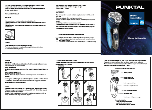 Manual de uso Punktal PK-MS733 Afeitadora
