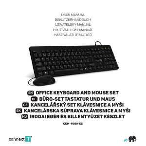 Manuál Connect IT CKM-4000-CS Klávesnice