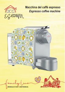 Manuale DCG ES6518M Macchina da caffè