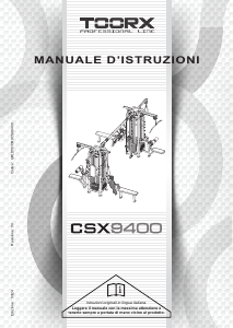 Manuale Toorx CSX-9400 Stazione multifunzione