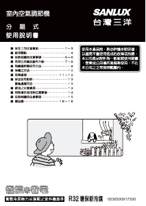 说明书 三洋SANLUX SAE-101VWH 空调