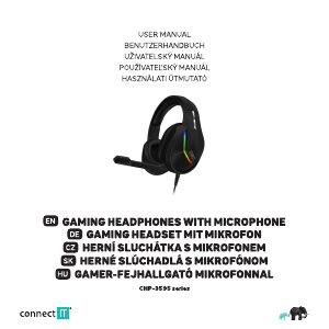 Manual Connect IT CHP-3595-BK Headset