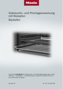 Bedienungsanleitung Miele H 2466 B ACTIVE Backofen