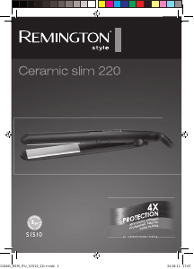 Használati útmutató Remington S1510 Ceramic Slim 220 Hajkiegyenesítő