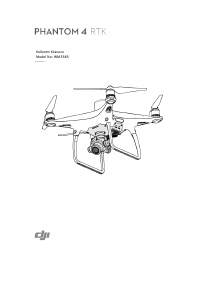 Kullanım kılavuzu DJI Phantom 4 RTK Drone