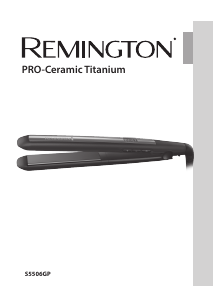 Manuale Remington S5506GP PRO-Ceramic Titanium Piastra per capelli
