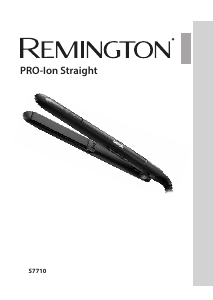 Manual Remington S7710 PRO-Ion Alisador de cabelo