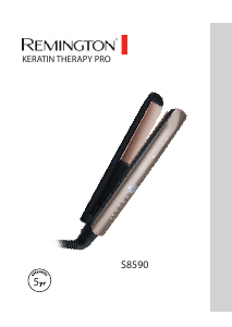 Manual de uso Remington S8590 Keratin Therapy Pro Plancha de pelo