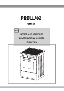 Mode d’emploi Proline PIMC 60 Cuisinière