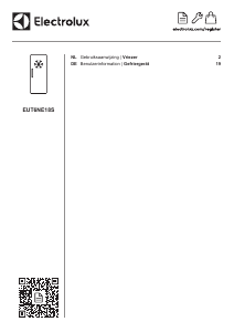Handleiding Electrolux EUT6NE18S Vriezer