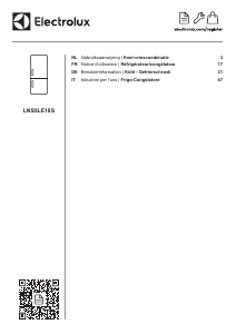 Mode d’emploi Electrolux LNS5LE18S Réfrigérateur combiné