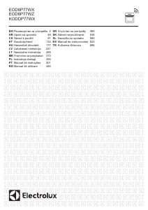 Manual de uso Electrolux EOD6P77WZ Horno