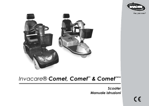 Manuale Invacare Comet HD Scooter per disabili