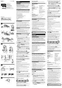 Mode d’emploi Sony DR-PQ7iP Casque