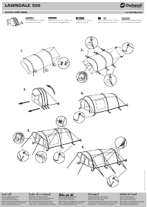 Manual Outwell Lawndale 500 Tent