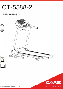Manual Care Fitness CT-5588-2 Treadmill