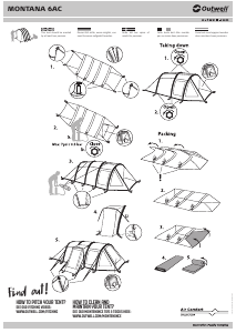 Manual Outwell Montana 6AC Tent