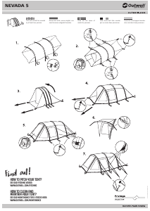 Brugsanvisning Outwell Nevada 5 Telt