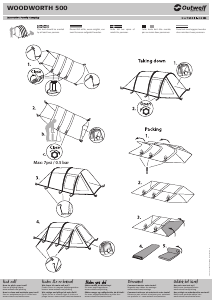 Manual Outwell Woodworth 500 Tent
