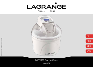 Handleiding Lagrange 409027 IJsmachine