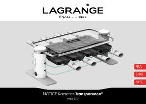 Handleiding Lagrange 079801 Transparence Gourmetstel