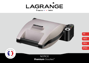 Handleiding Lagrange 019332 Premium Wafelijzer