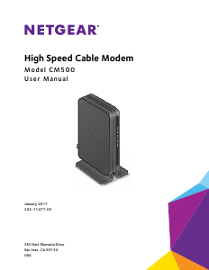 Handleiding Netgear CM500 Modem