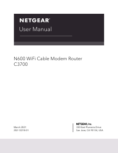 Handleiding Netgear C3700 Router