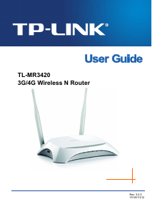 Handleiding TP-Link TL-MR3420 Router