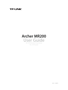 Handleiding TP-Link Archer MR200 Router