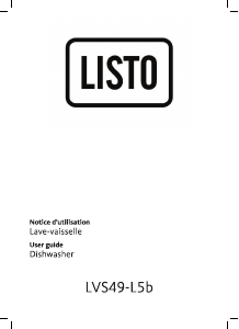 Manual Listo LVS 49-L5b Dishwasher